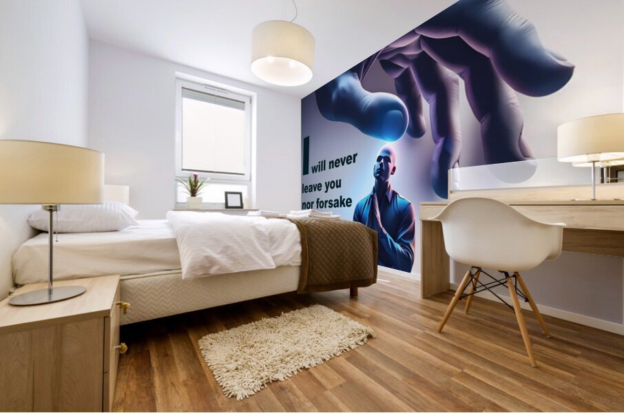Never Leave You Mural print