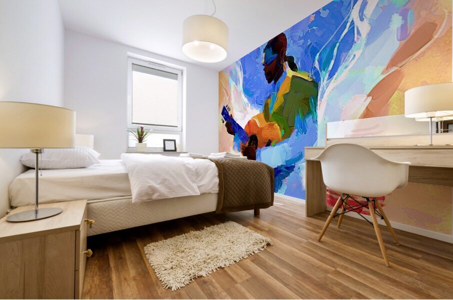 Strings and Chords Mural print