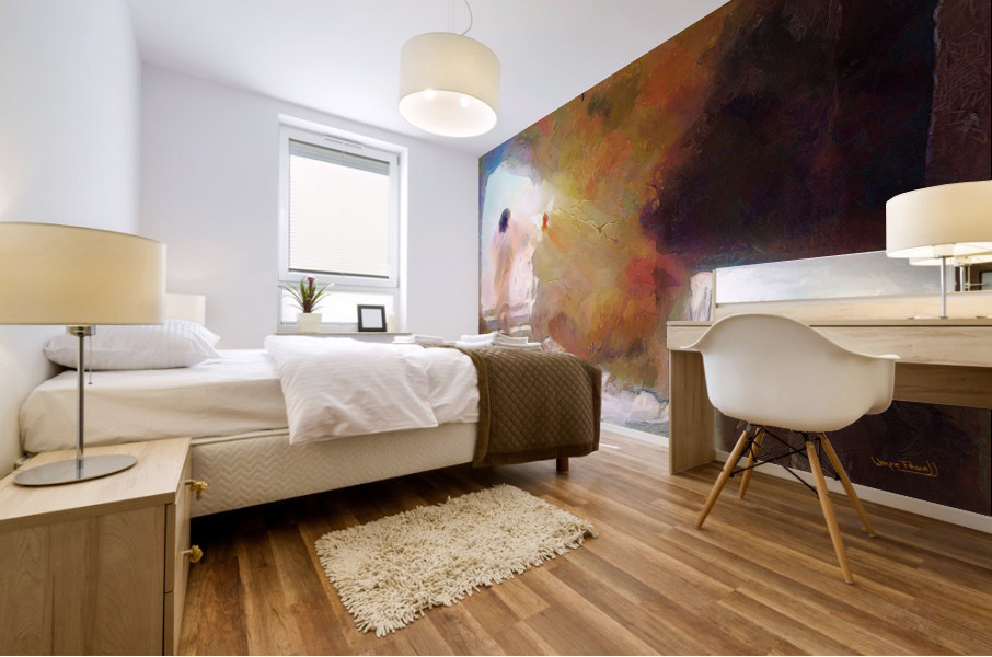 Hallelujah He is Risen Mural print