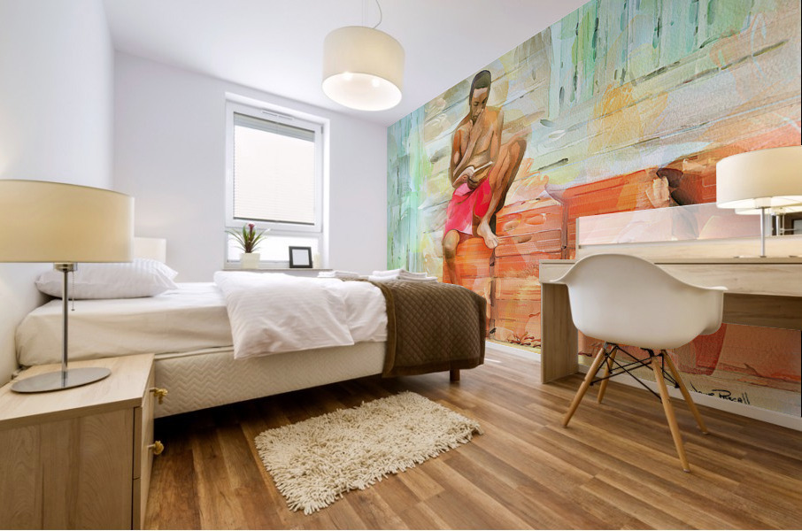 CARIBBEAN SCENES - DIAMOND IN THE ROUGH Mural print