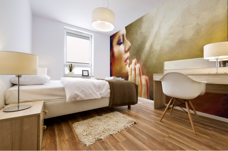 Voice In The Night - Mary Mural print