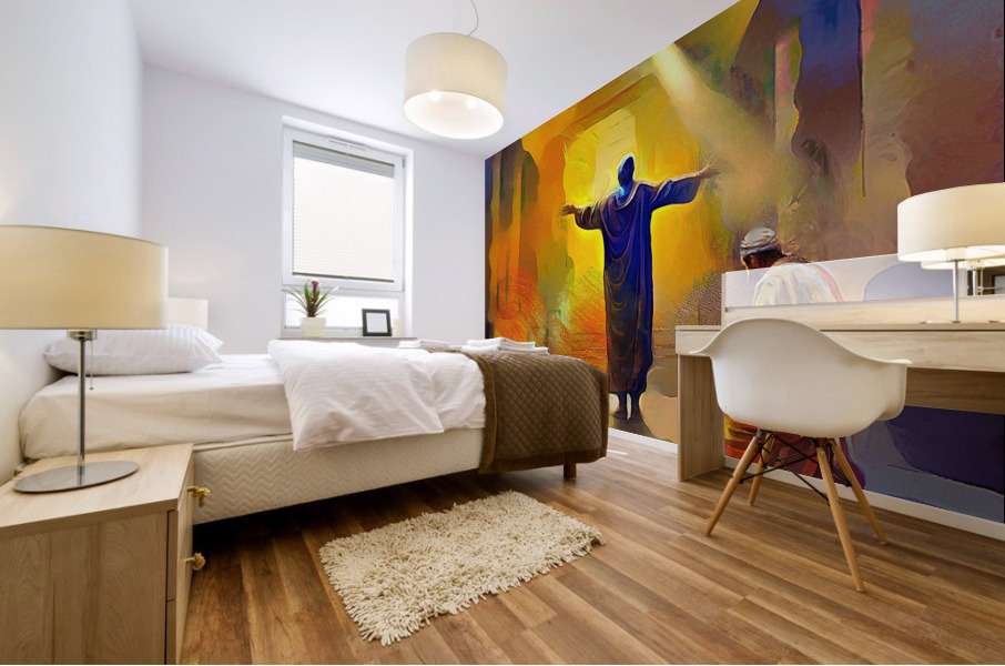 PARABLES OF JESUS - THE PHARISEE AND PUBLICAN Mural print