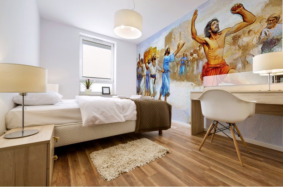 THE DANCE OF DAVID Mural print