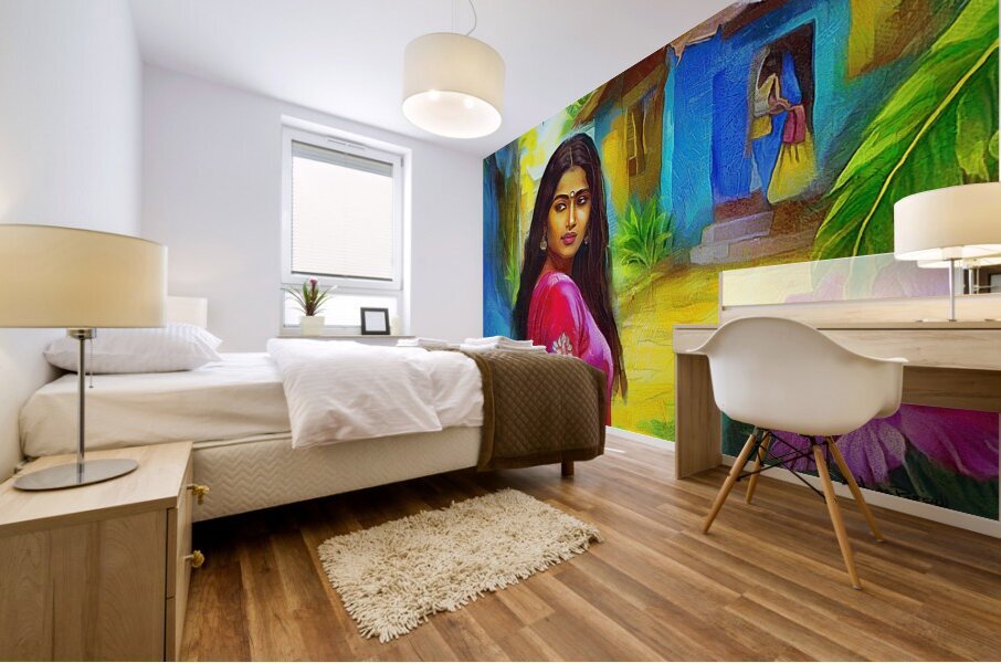 Priyas Country Home Mural print