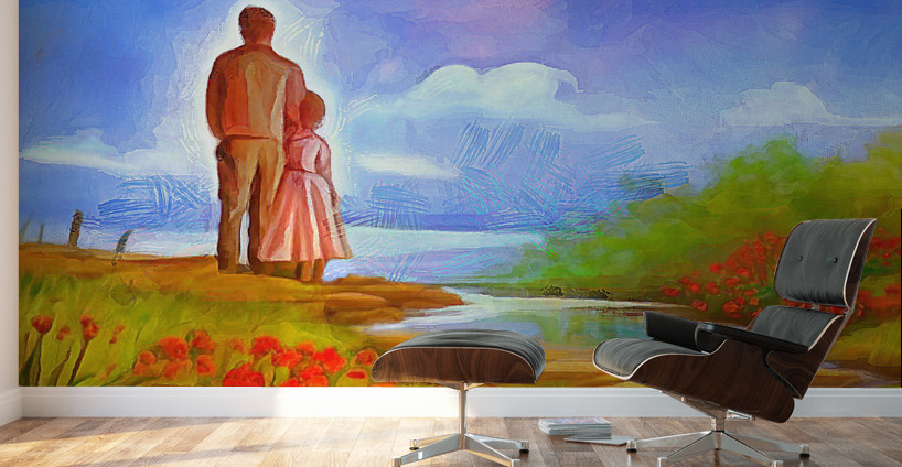 A DAUGHTERS MEMORY Wall Murals