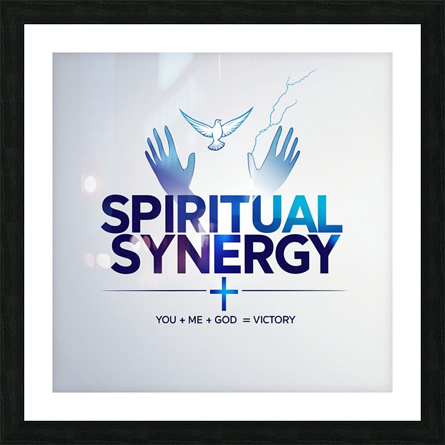 Spiritual Synergy Picture Frame print