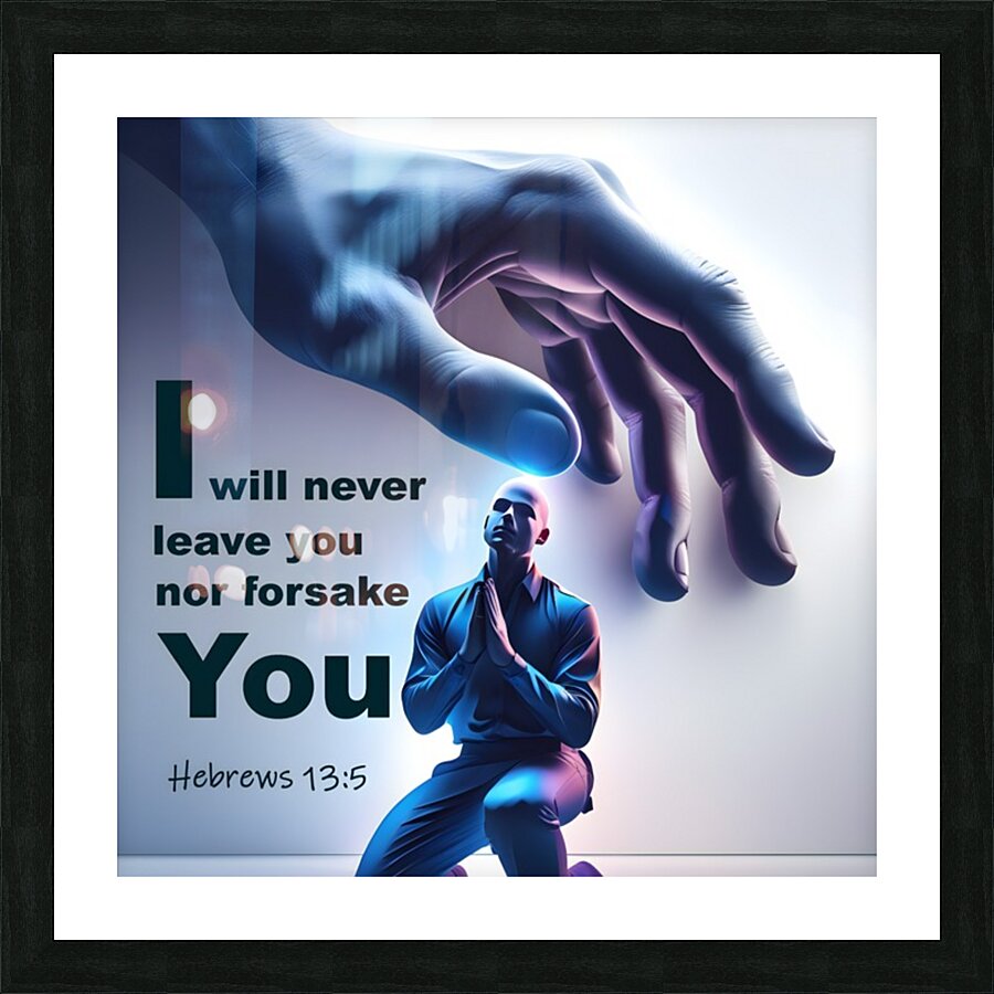 Never Leave You Picture Frame print