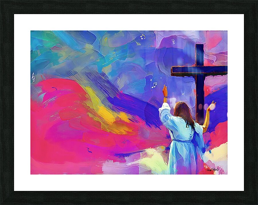 WORSHIP HIM Picture Frame print