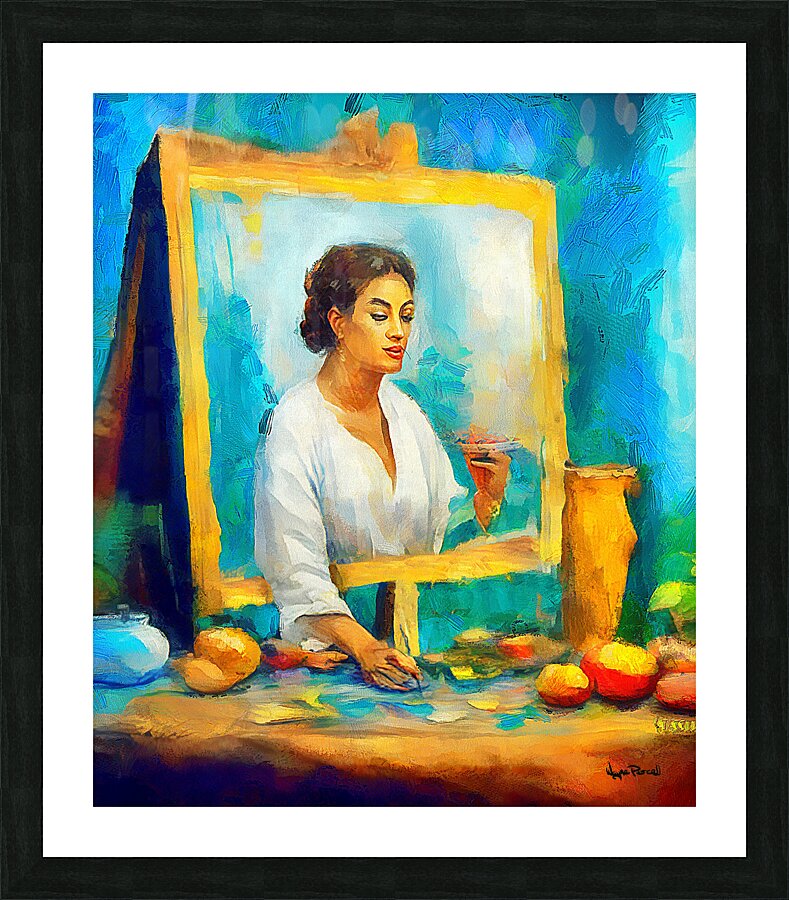 The Art is the Artist  Framed Print Print