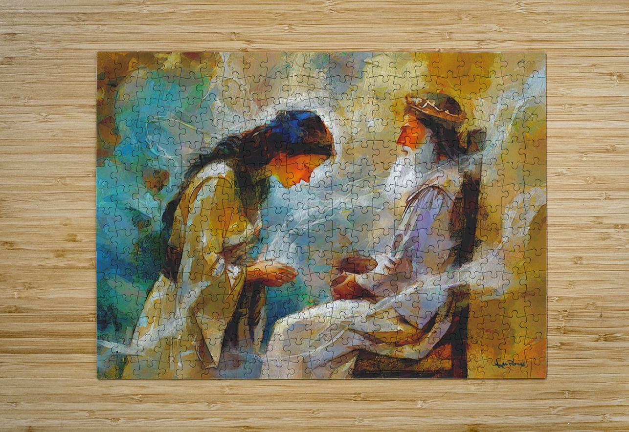 Esther and The King Wayne Pascall Art Puzzle printing