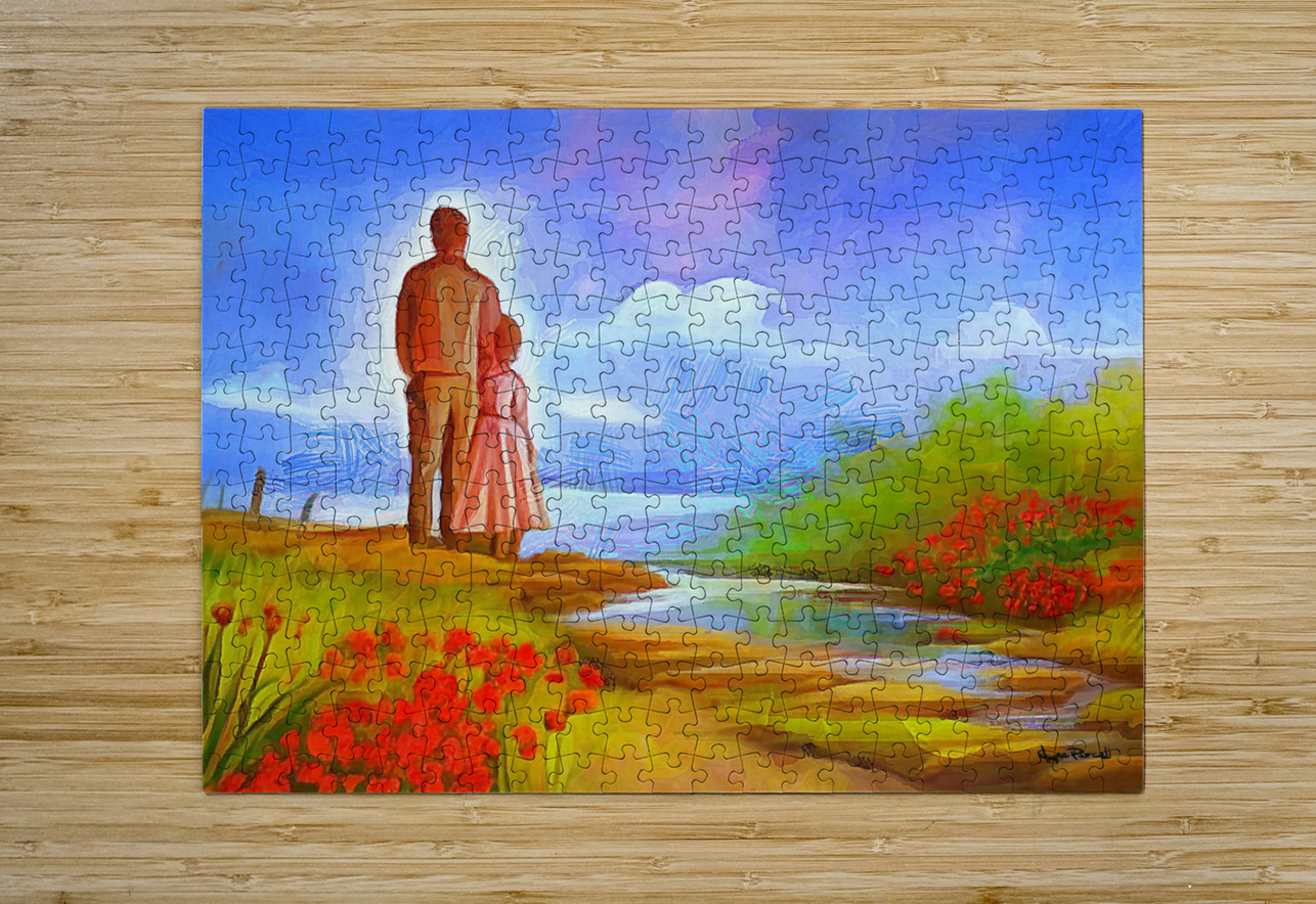 A DAUGHTERS MEMORY Wayne Pascall Art Puzzle printing