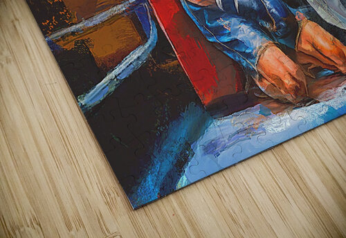 JESUS IN YOUR CORNER - Round 2 Wayne Pascall Art puzzle