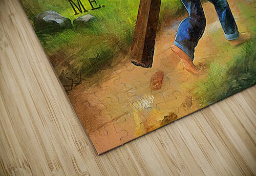 TAKE UP YOUR CROSS and Follow Wayne Pascall Art puzzle