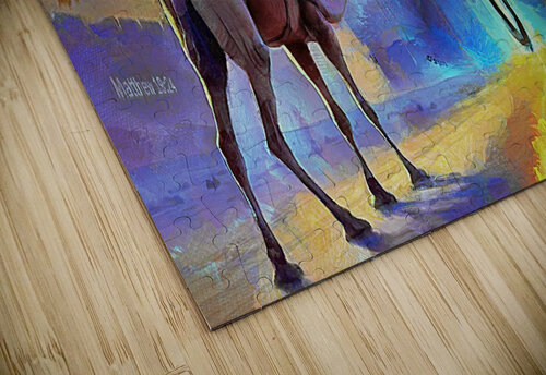 CAMEL AND EYE OF A NEEDLE Wayne Pascall Art puzzle