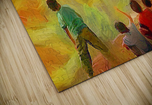 OLE TIME CARIBBEAN SCENES - WHEN WE WERE CHILDREN Wayne Pascall Art puzzle