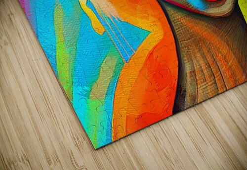 COLORFUL WOMAN Wayne Pascall Art puzzle