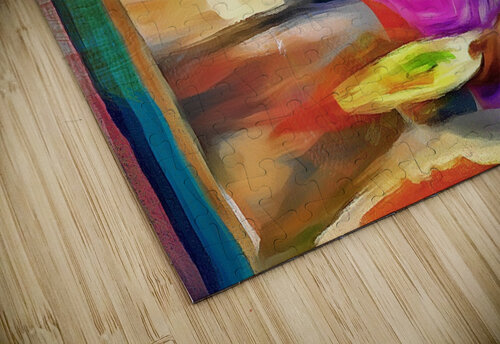 DIS AND DAT IN DE CARIBBEAN - Nani in De Kitchen Wayne Pascall Art puzzle