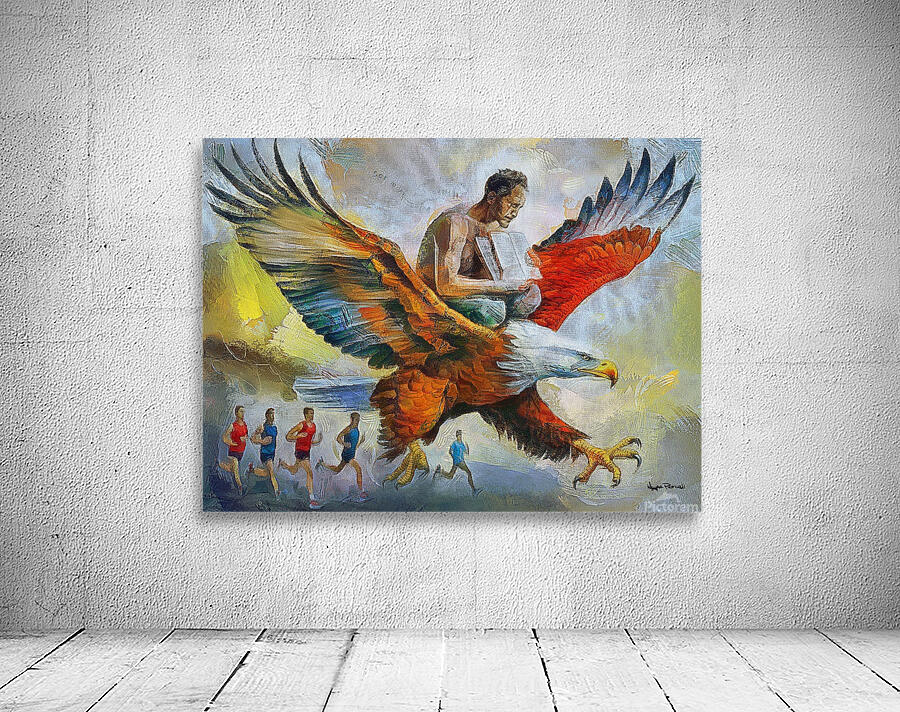 On Wings Like Eagles Wall Preview