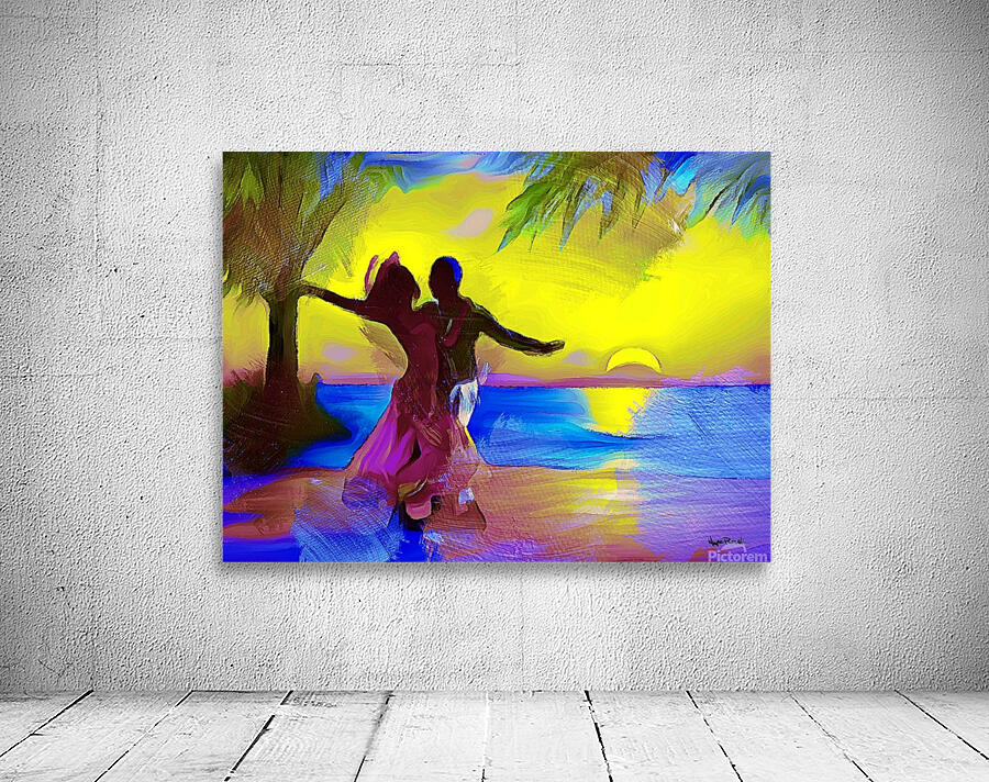 A DANCE IN THE TROPICAL SUNSET Wall Preview