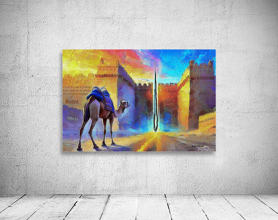 CAMEL AND EYE OF A NEEDLE Wall Preview