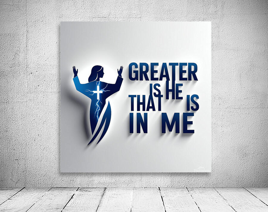 Greater is He Wall Preview