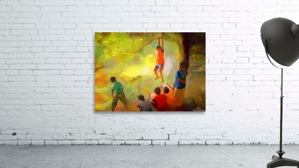 OLE TIME CARIBBEAN SCENES - WHEN WE WERE CHILDREN Wall Preview