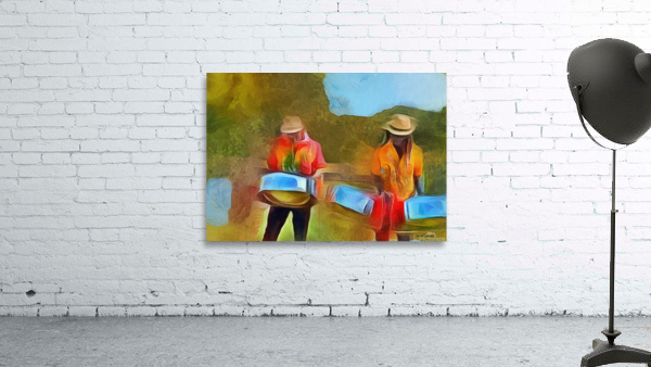 CARIBBEAN SCENES - PAN DEMIK Wall Preview