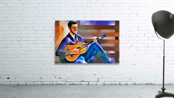 JUST ME AND MY GUITAR by Wayne Pascall Art