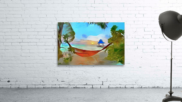 Hammock by The Beach Wall Preview