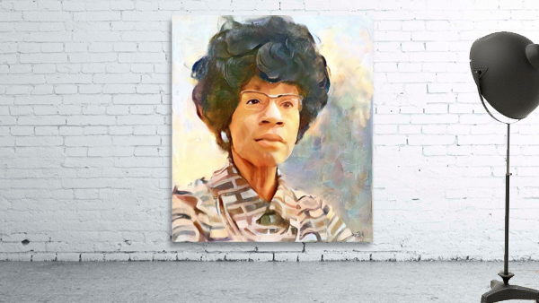 Shirley Chisholm  by Wayne Pascall Art