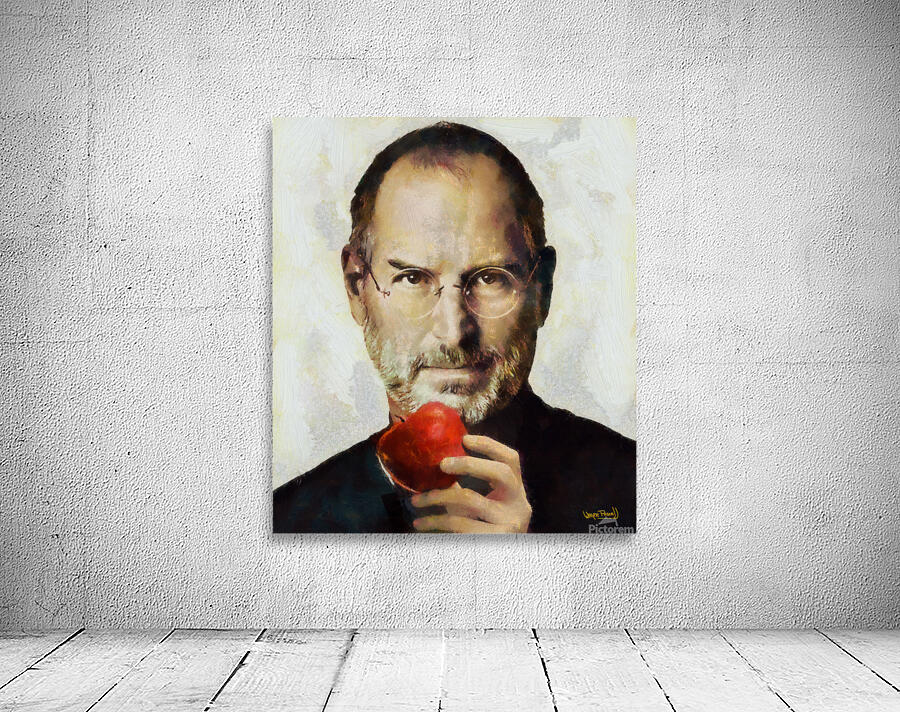 Steve Jobs by Wayne Pascall Art