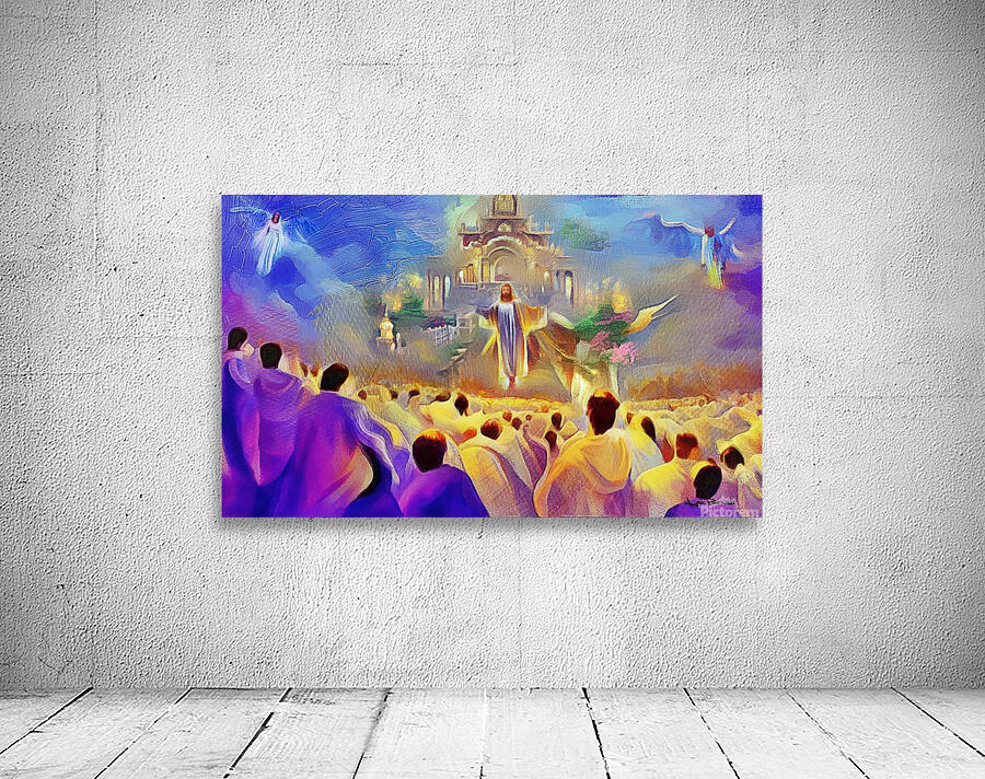 WELCOME TO HEAVEN - Homecoming with Jesus by Wayne Pascall Art