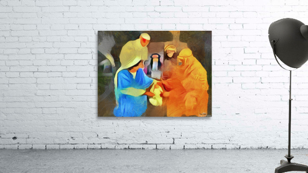 Jesus is Born by Wayne Pascall Art