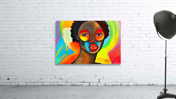 COLORFUL WOMAN Wall Preview