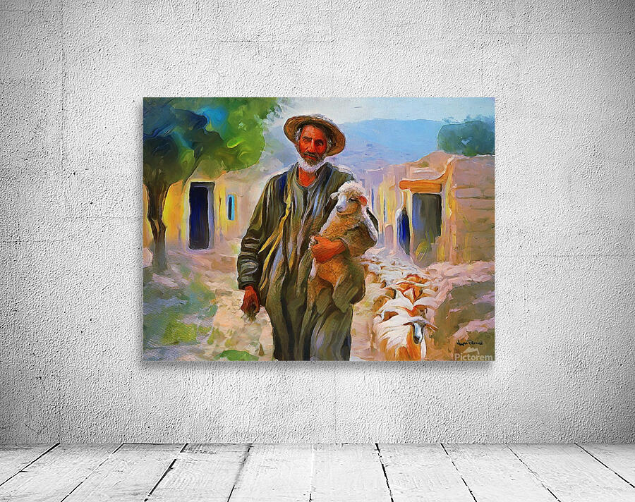 PARABLES OF JESUS - The Shepherd and The Lost Sheep by Wayne Pascall Art