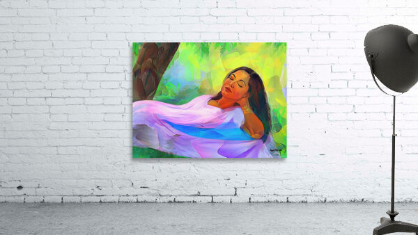 INDO-CARIBBEAN SCENES - Leela Relaxes by Wayne Pascall Art