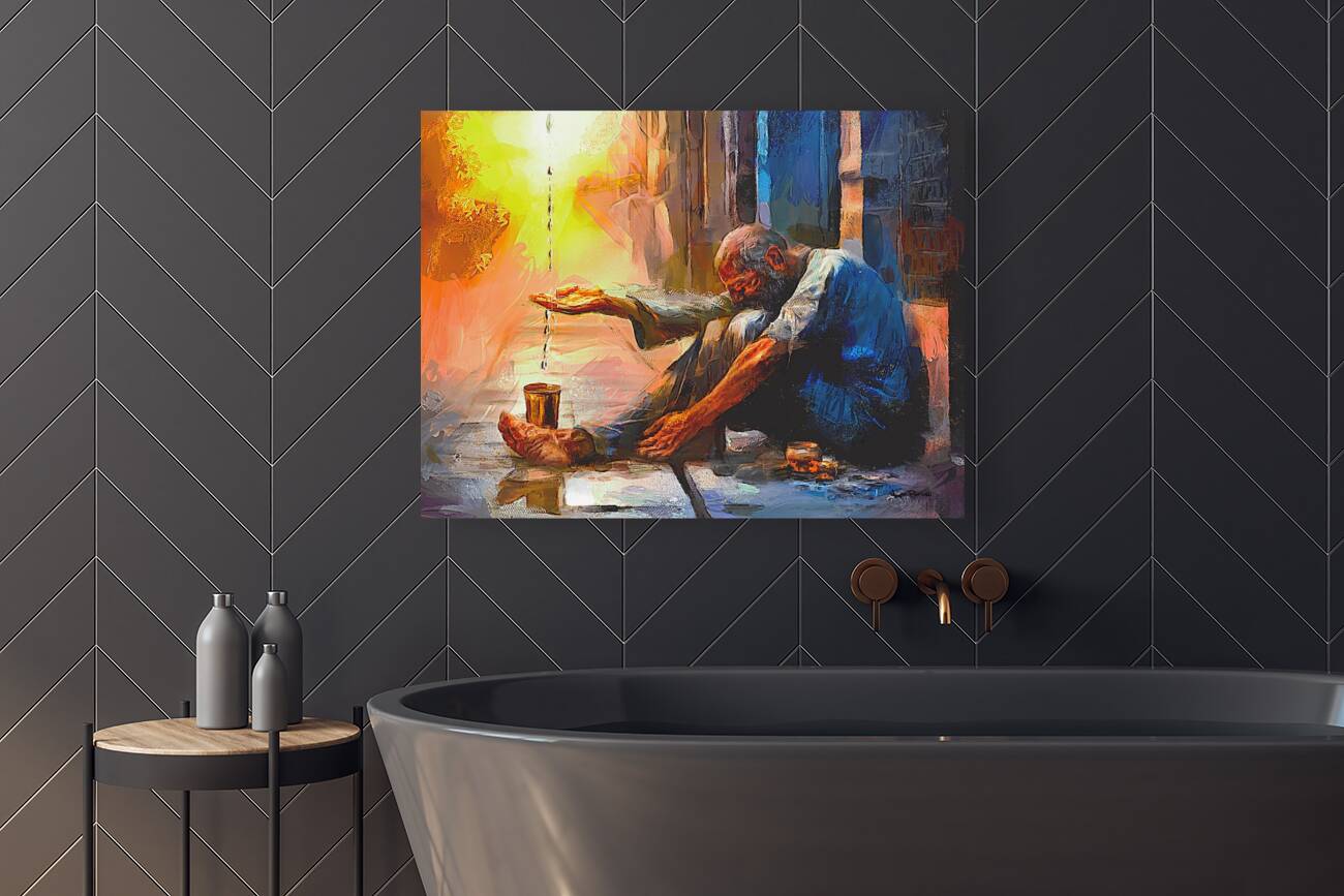 A Tear  Drop from Heaven Reproduction