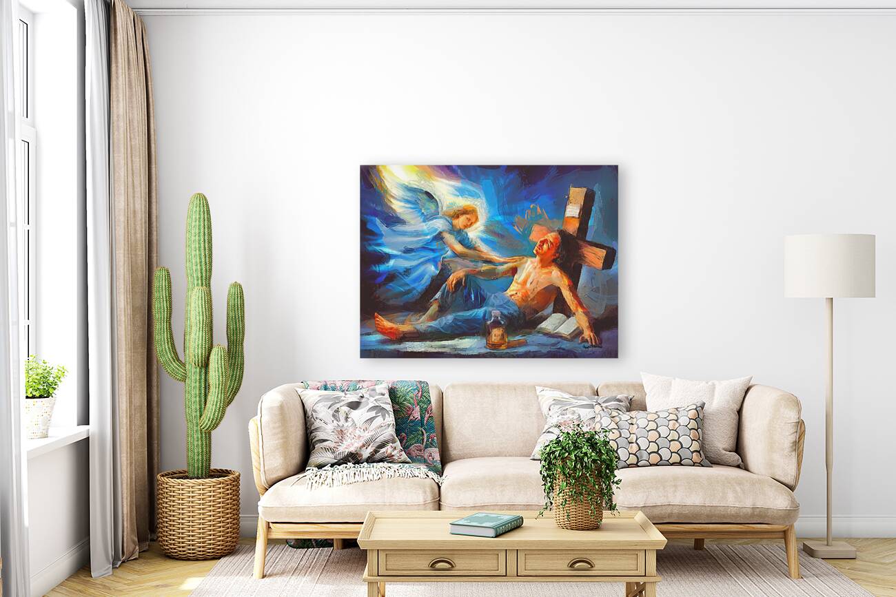 Strength from an Angel Reproduction