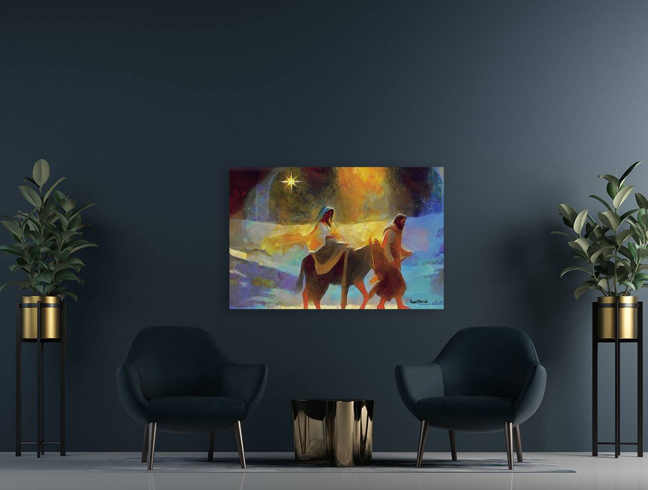 NATIVITY - Journey to Bethlehem Reproduction