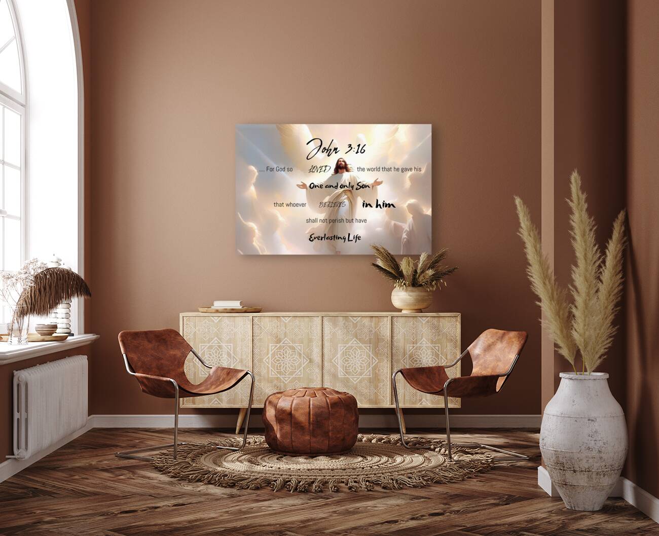 JOHN 3:16 - Horizontal Image Reproduction