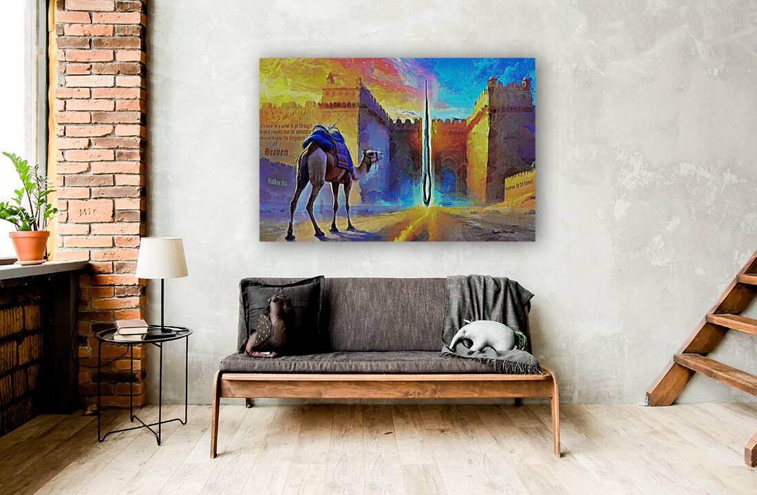 CAMEL AND EYE OF A NEEDLE Reproduction