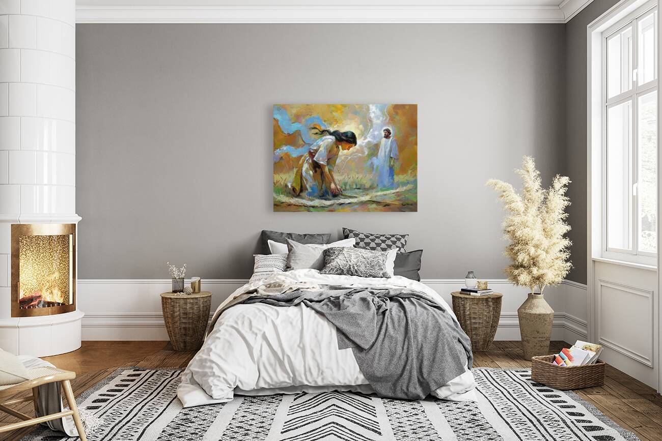 Boaz Meets Ruth Reproduction