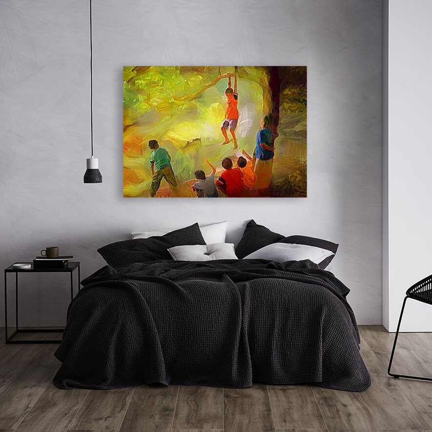 OLE TIME CARIBBEAN SCENES - WHEN WE WERE CHILDREN Reproduction