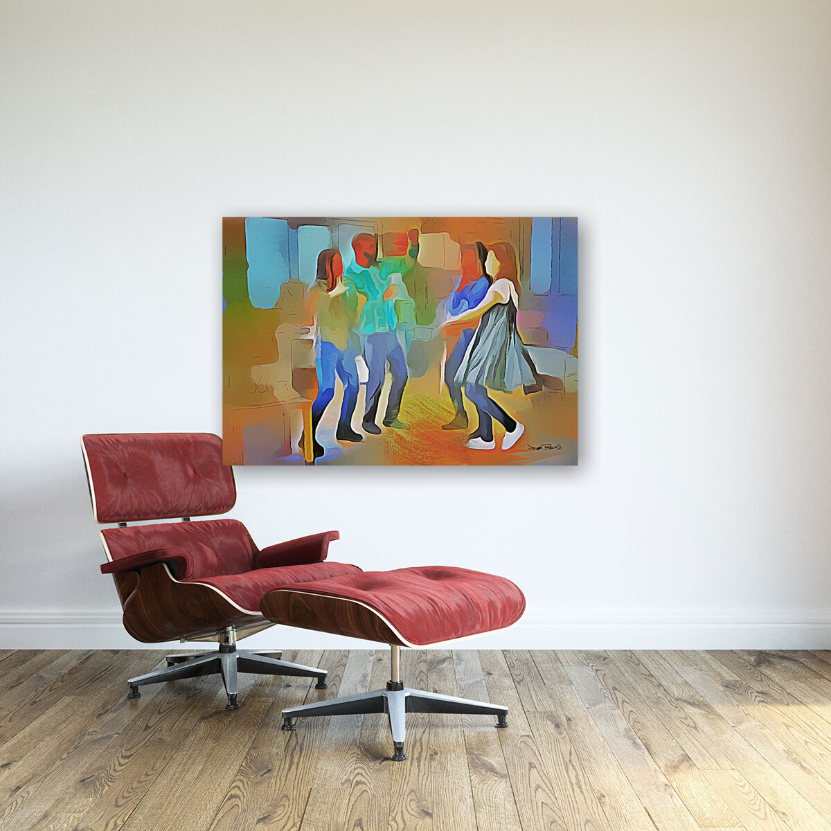 Cheerful Friends Reproduction