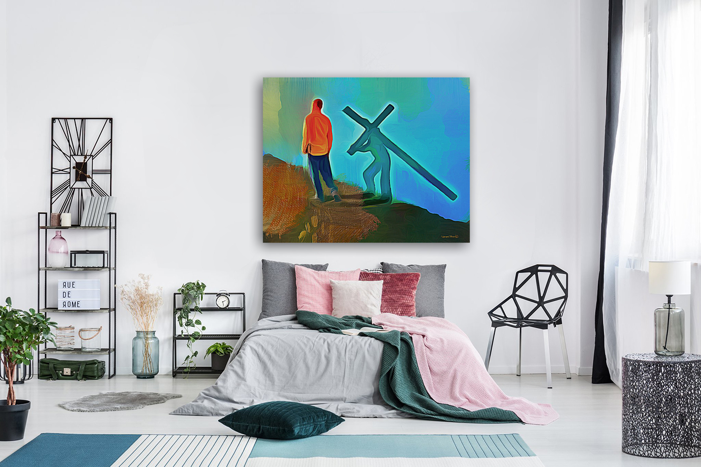 Take Up Your Cross and Follow Me Reproduction