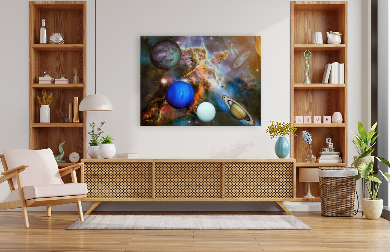 Hidden Galaxy Digital Art Reproduction