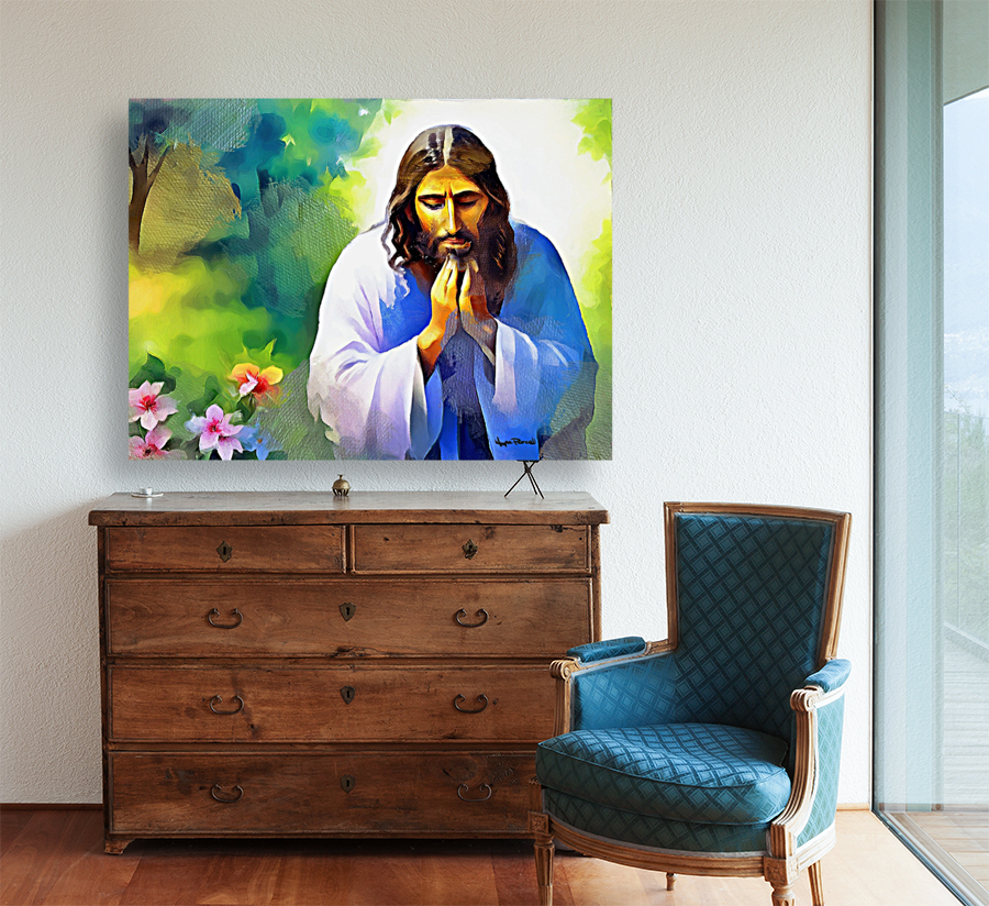 THE PRAYERFUL MOMENTS OF JESUS CHRIST - THE SECOND PRAYER BEFORE THE CROSS Reproduction