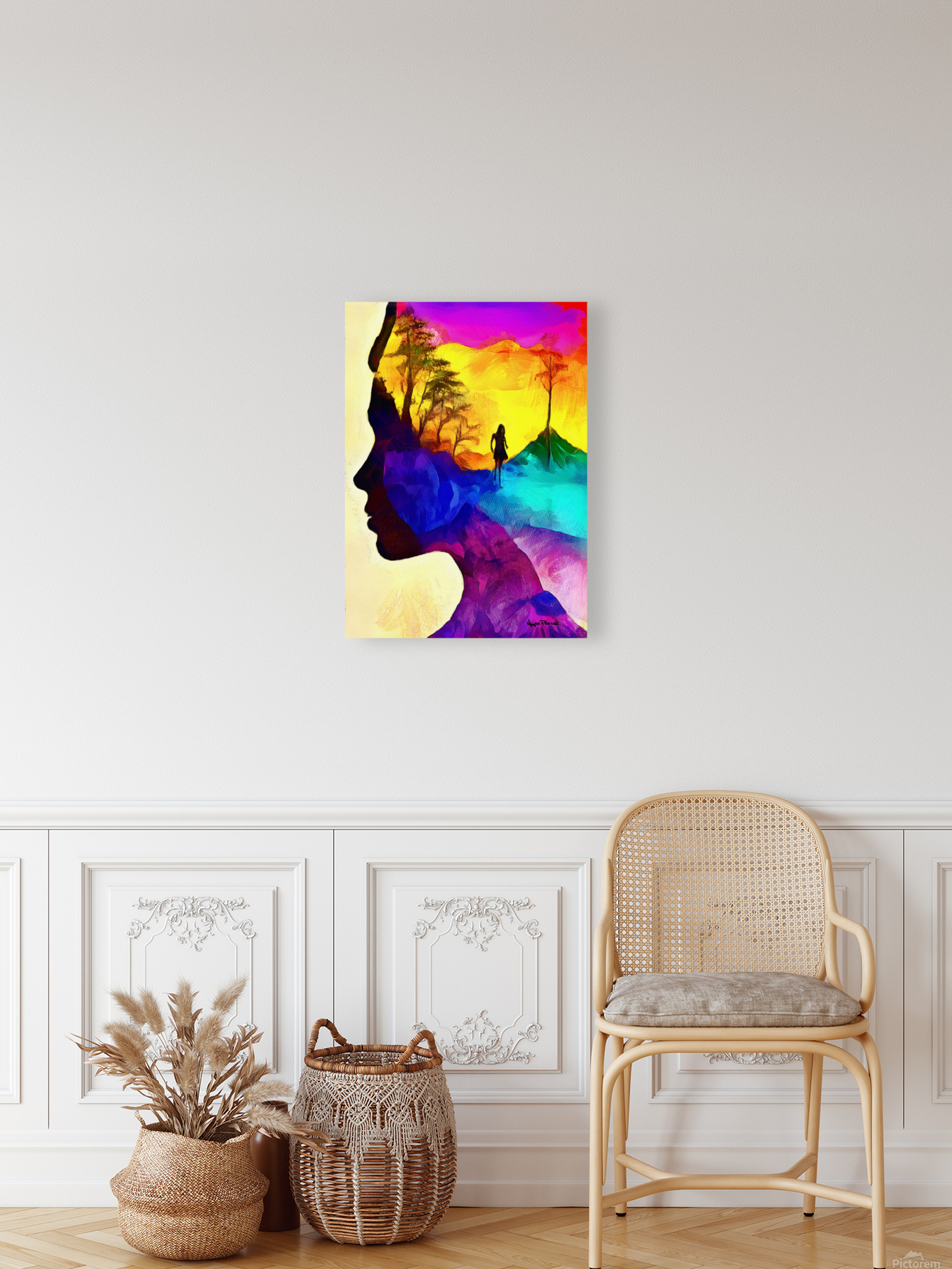 DOUBLE VISION - The Little Girl Inside Reproduction