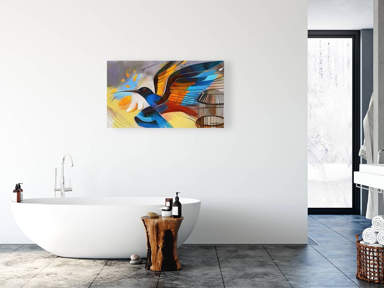 Uncaged and Free Reproduction