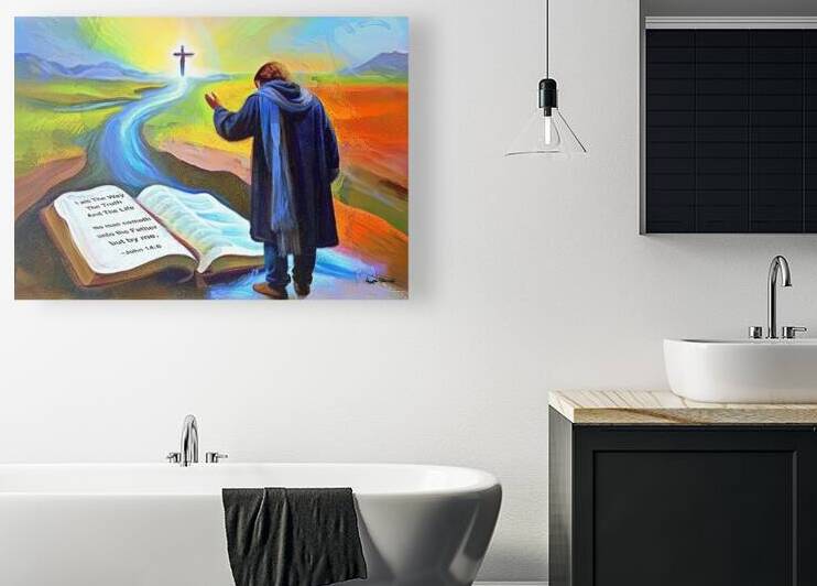 THE PATH TO GOD  by Wayne Pascall Art